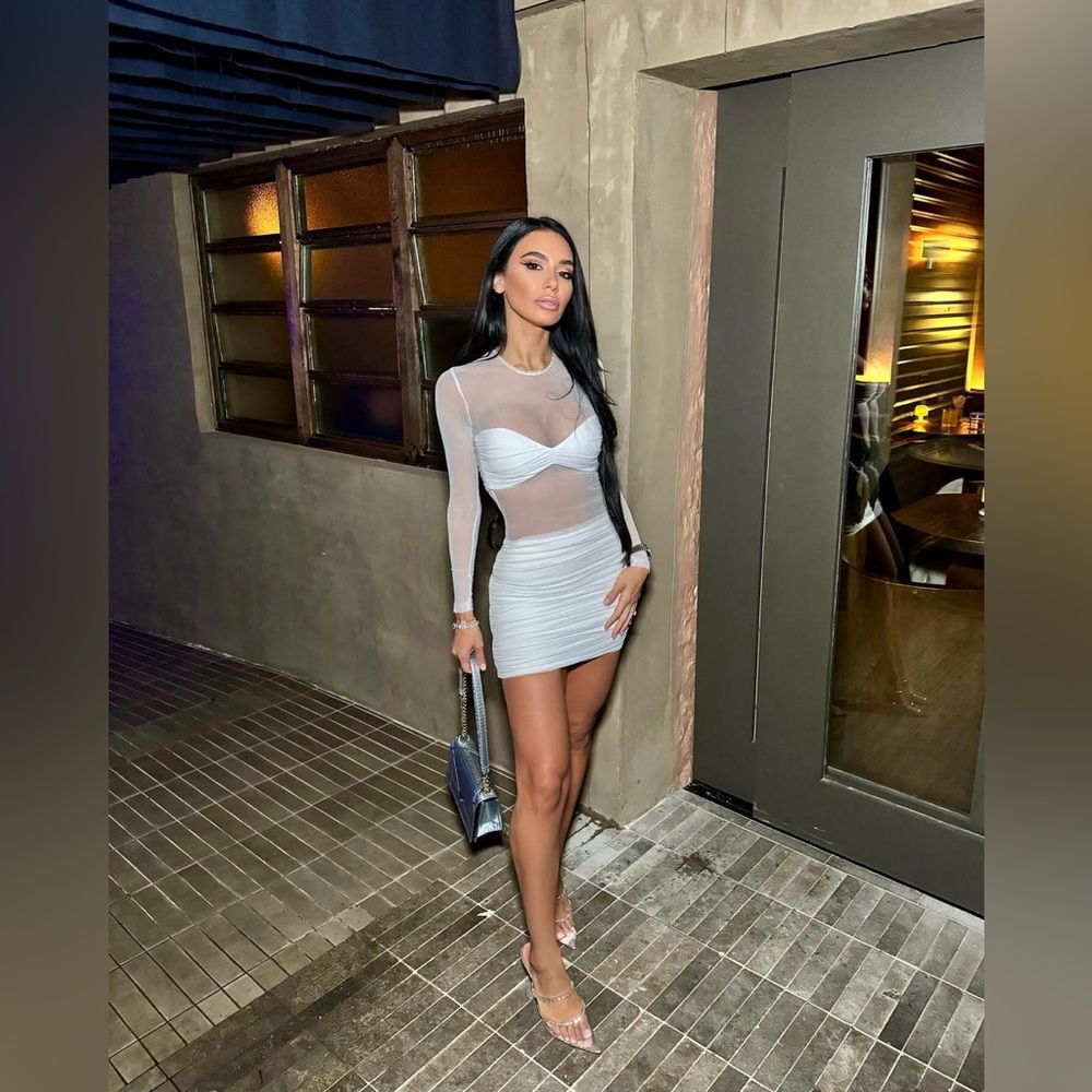 Nookie White Mini Dress